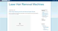 Desktop Screenshot of laser-hair-removal-machines.blogspot.com