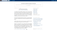Desktop Screenshot of concordiareader.blogspot.com
