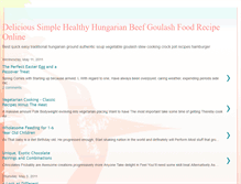 Tablet Screenshot of hungariangoulashrecipe.blogspot.com