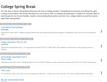 Tablet Screenshot of collegespringbreak.blogspot.com