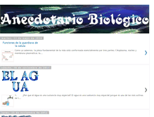 Tablet Screenshot of anecdotariobiologico.blogspot.com