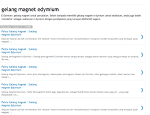 Tablet Screenshot of gelang-magnet-edymium.blogspot.com