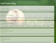 Tablet Screenshot of ceillirose.blogspot.com
