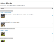 Tablet Screenshot of prima-pferde.blogspot.com