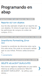 Mobile Screenshot of programandoabap.blogspot.com