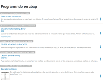 Tablet Screenshot of programandoabap.blogspot.com