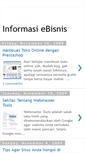 Mobile Screenshot of info-ebisnis.blogspot.com
