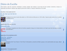 Tablet Screenshot of diariodoescriba.blogspot.com
