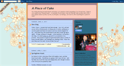 Desktop Screenshot of apieceofbabycake.blogspot.com