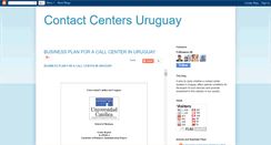 Desktop Screenshot of contactcentersuruguay.blogspot.com