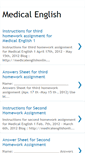 Mobile Screenshot of medicalenglishonline.blogspot.com