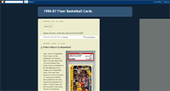 Desktop Screenshot of fleerbasketball86-87.blogspot.com