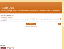 Tablet Screenshot of nerisondutra.blogspot.com