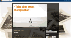Desktop Screenshot of errantphotographer.blogspot.com