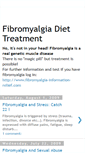 Mobile Screenshot of fibromyalgia-diet-treatment.blogspot.com