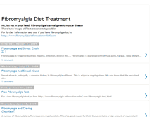 Tablet Screenshot of fibromyalgia-diet-treatment.blogspot.com