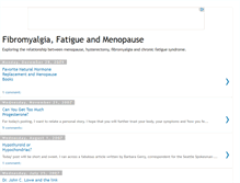 Tablet Screenshot of menopausefatigue.blogspot.com