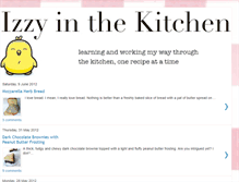 Tablet Screenshot of izzyinthekitchen.blogspot.com