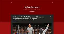 Desktop Screenshot of infodeportivas.blogspot.com