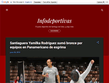 Tablet Screenshot of infodeportivas.blogspot.com