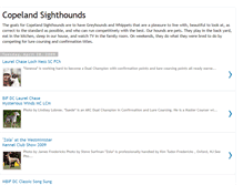 Tablet Screenshot of copelandsighthounds.blogspot.com