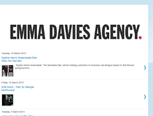 Tablet Screenshot of emmadaviesagent.blogspot.com