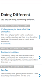 Mobile Screenshot of doingdifferent365.blogspot.com