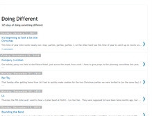 Tablet Screenshot of doingdifferent365.blogspot.com