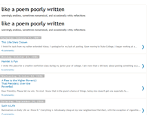 Tablet Screenshot of likeapoempoorlywritten.blogspot.com