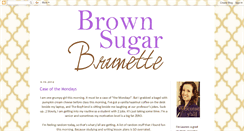 Desktop Screenshot of brownsugarbrunette.blogspot.com