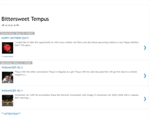Tablet Screenshot of bittersweettempus.blogspot.com