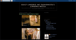 Desktop Screenshot of guiltlingerieinc.blogspot.com