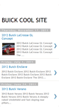 Mobile Screenshot of buickcoolsite.blogspot.com