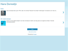 Tablet Screenshot of dorrestijnhans.blogspot.com