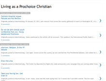 Tablet Screenshot of prochoicechristian1.blogspot.com