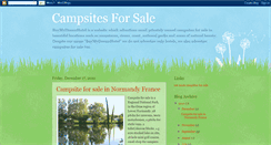 Desktop Screenshot of campsites-for-sale.blogspot.com