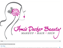 Tablet Screenshot of amiedeckermakeup.blogspot.com