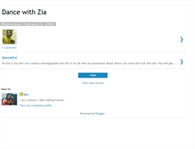 Tablet Screenshot of dance4zia.blogspot.com