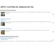 Tablet Screenshot of culturajaraguadosul.blogspot.com