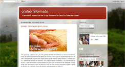 Desktop Screenshot of cristaoreformado-cristaoreformado.blogspot.com