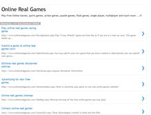 Tablet Screenshot of onlinerealgames.blogspot.com