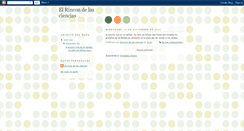 Desktop Screenshot of elrincondelasciencias.blogspot.com
