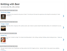 Tablet Screenshot of knittingwithbeer.blogspot.com