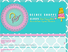 Tablet Screenshot of neeneeshop.blogspot.com