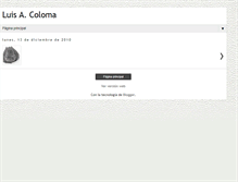 Tablet Screenshot of luisacolomar.blogspot.com