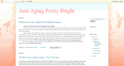 Desktop Screenshot of antiaging-prettybright.blogspot.com