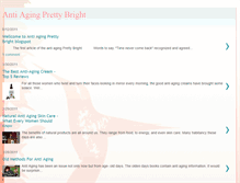 Tablet Screenshot of antiaging-prettybright.blogspot.com