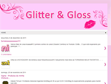 Tablet Screenshot of glittereglossbr.blogspot.com