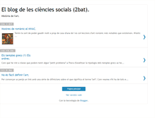 Tablet Screenshot of elblogdelescienciessocials2bat.blogspot.com
