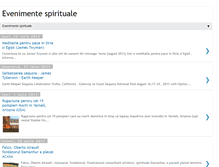 Tablet Screenshot of evenimentespirituale.blogspot.com